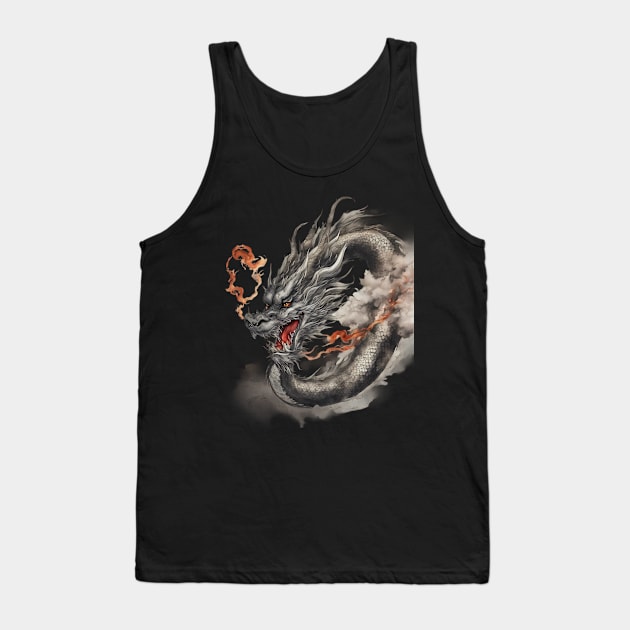 Fire Dragon Tank Top by animegirlnft